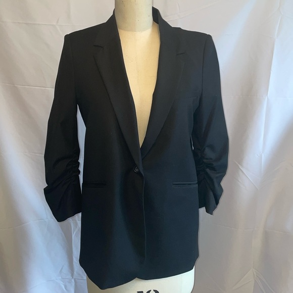 Elizabeth and James black blazer size 6 - Picture 1 of 6